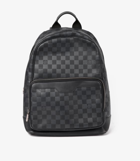 Damier Graphite Coated Canvas & Black Calfskin Leather Campus Backpack