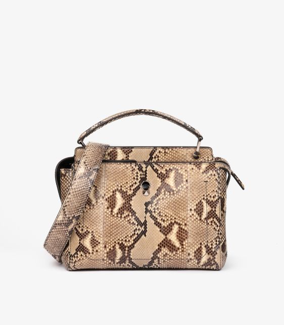 Natural Python Leather Dotcom