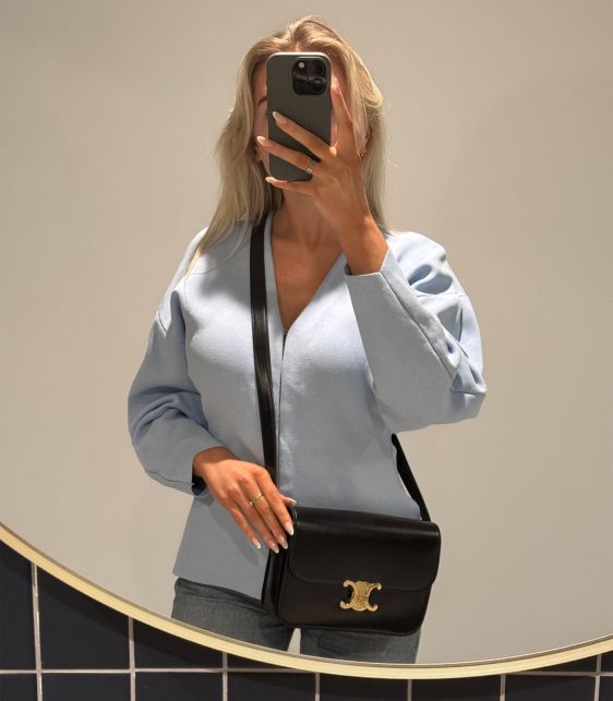 Black Box Calf Leather Classique Triomphe