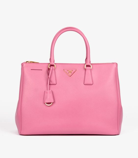 Begonia Saffiano Lux Leather Large Galleria Tote