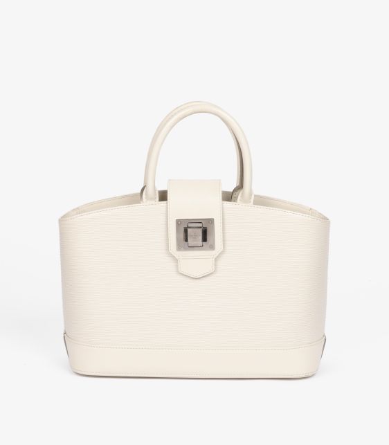 White Epi Leather Mirabeau PM