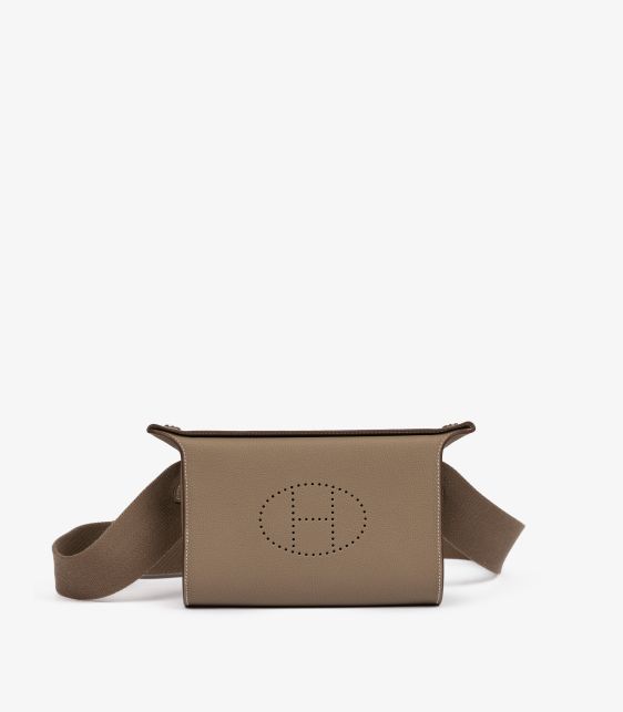 Etoupe Togo Leather Videpoches