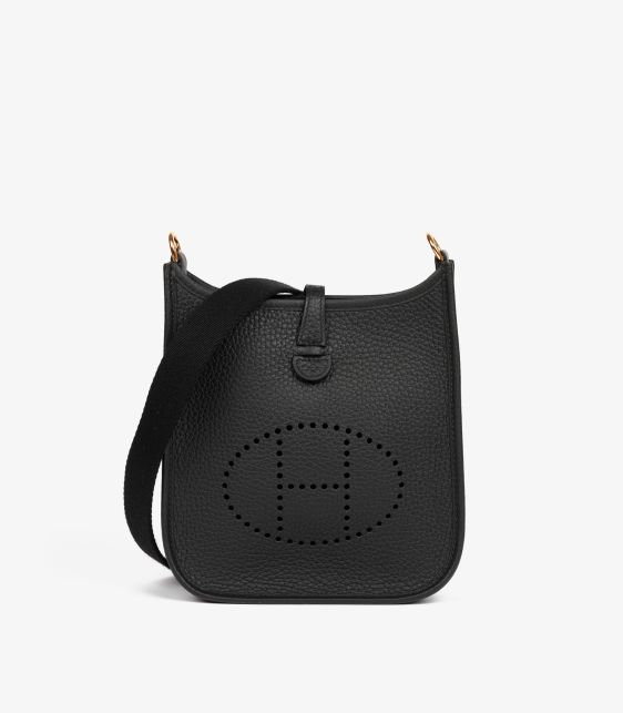 Black Clemence Leather Evelyne TPM