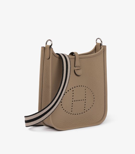 Beige Marfa Clemence Leather Wooly Sangle Evelyne TPM