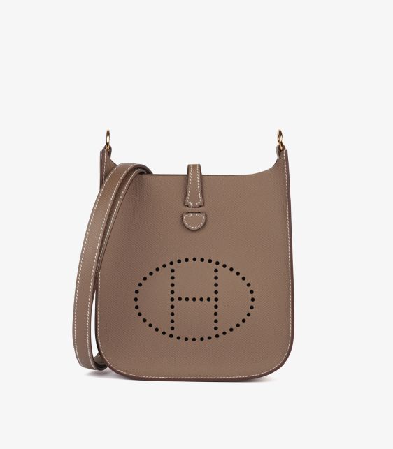 Etoupe Epsom Leather Evelyne TPM Sellier