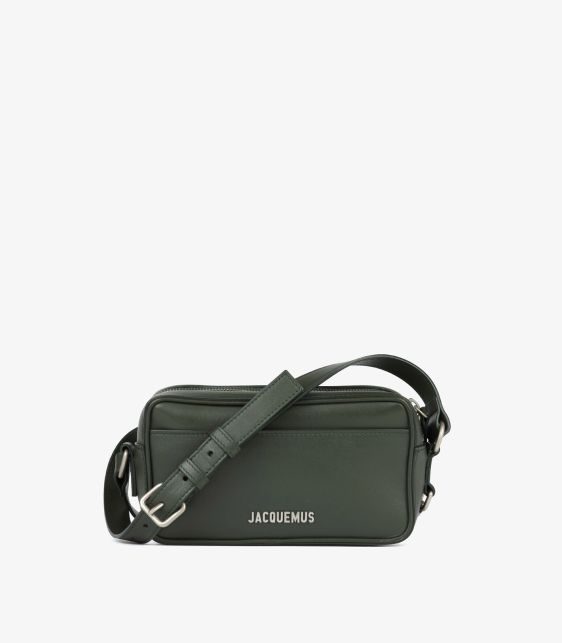 Dark Green Smooth Calfskin Leather Le Baneto