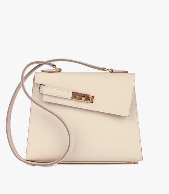Craie Epsom Leather Kelly 20cm Désordre