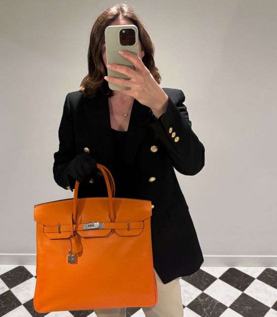 Orange H Epsom Leather Birkin 36cm HAC