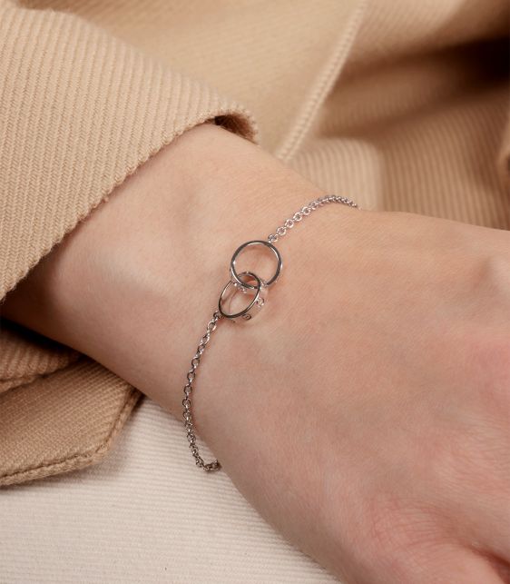18ct White Gold Baby Love Bracelet