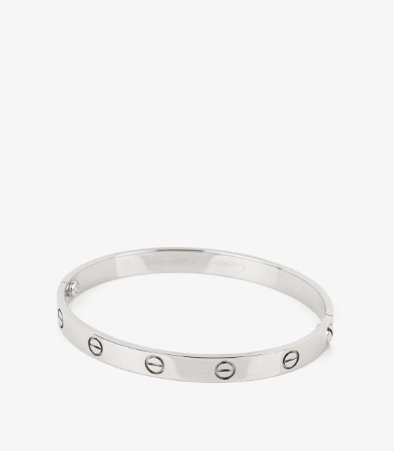 18ct White Gold Bangle