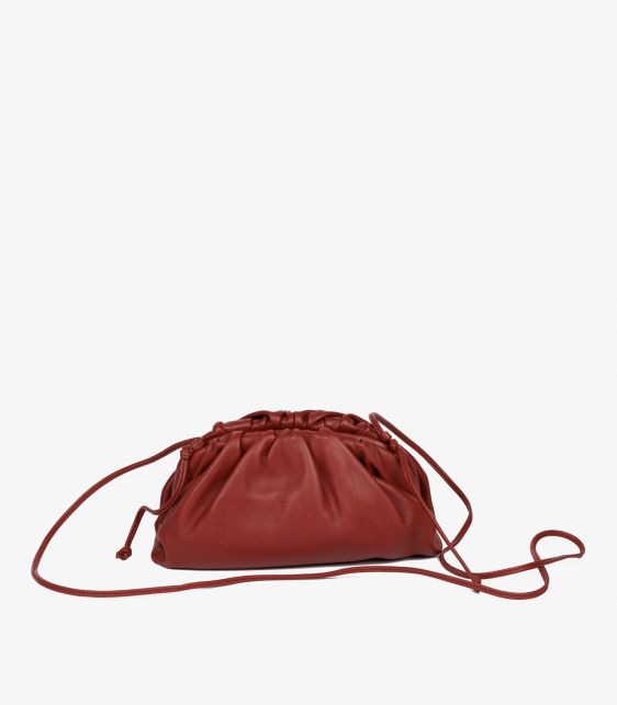 Brick Calfskin Leather Mini The Pouch