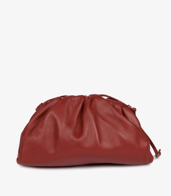 Brick Calfskin Leather Mini The Pouch