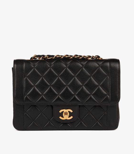 Chanel Black Vintage Timeless Boston 50 CB1341 | Xupes