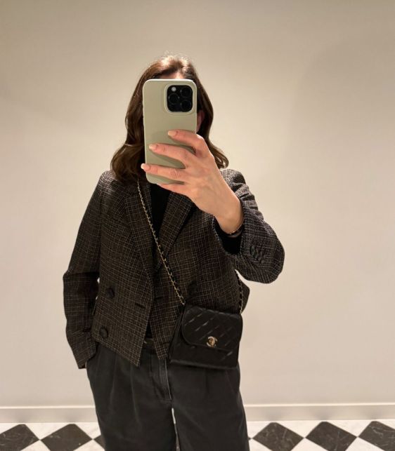 Black Quilted Lambskin Vintage Paris-Limited Mini Flap Bag