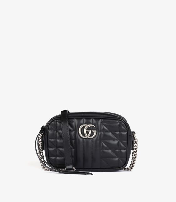 Gucci Pre-Owned Blue Calfskin Leather Diana Duffle Bag HB5268 | Xupes