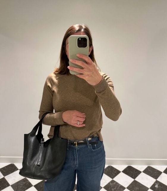 Black Clemence Leather Picotin Lock 22