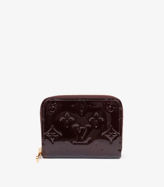 Amarante Monogram Vernis Leather Zippy Coin Purse