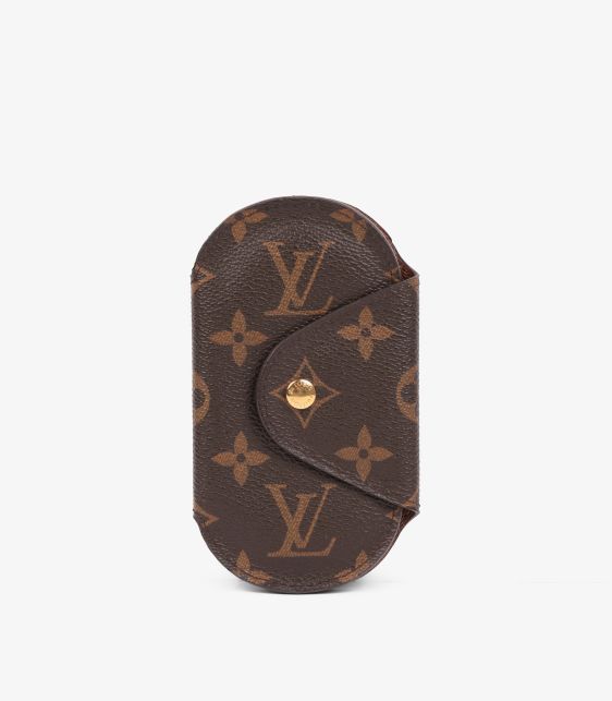 Brown Monogram Coated Canvas Round 6 Key Holder GM