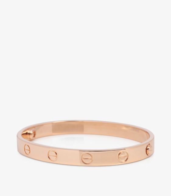 A Pre-Loved Cartier 18ct Rose Gold Love Bangle from Xupes