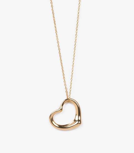 Tiffany & Co. 18ct Yellow Gold 22mm Elsa Peretti Open Heart Pendant
