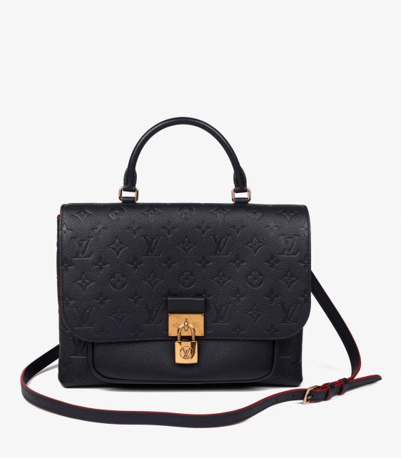 Marine & Rouge Monogram Empreinte Leather Marignan