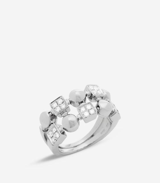 Diamond Set 18ct White Gold Lucéa Ring