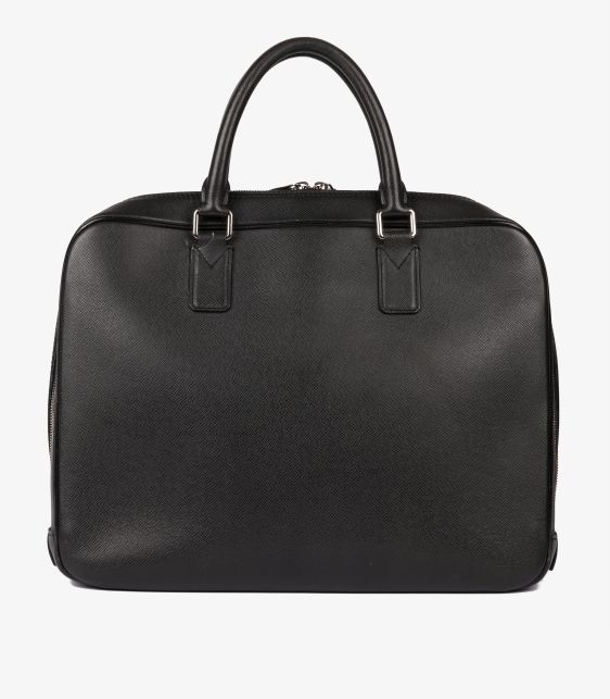 Louis Vuitton Black Taiga Leather Neo Igor Briefcase at Xupes