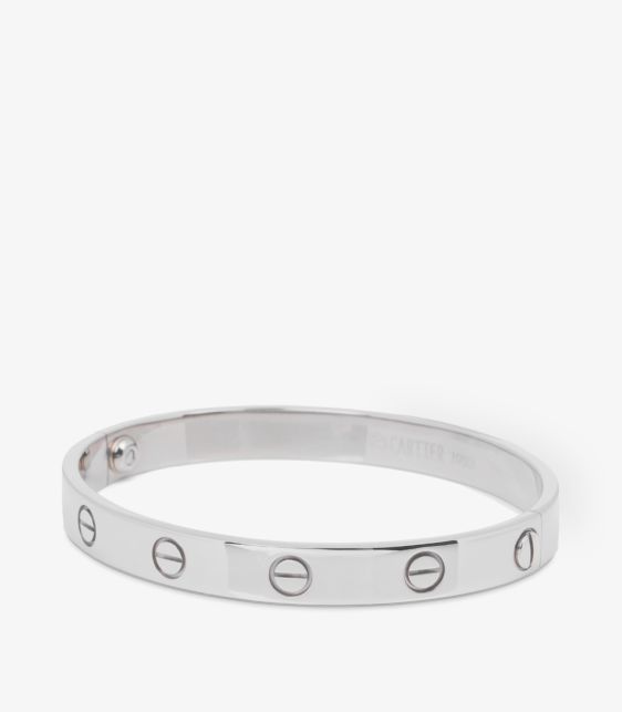 Cartier 18ct White Gold Love Bangle at Xupes