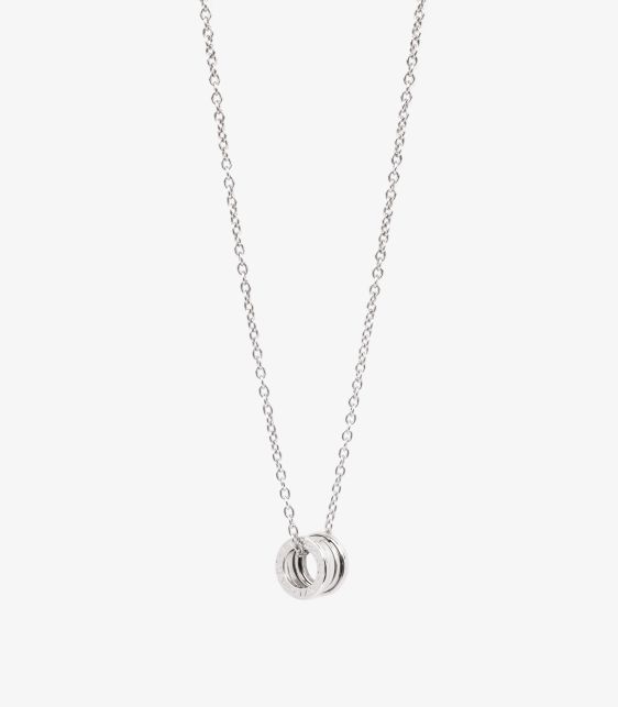 Bulgari 18ct White Gold B.zero1 Necklace at Xupes