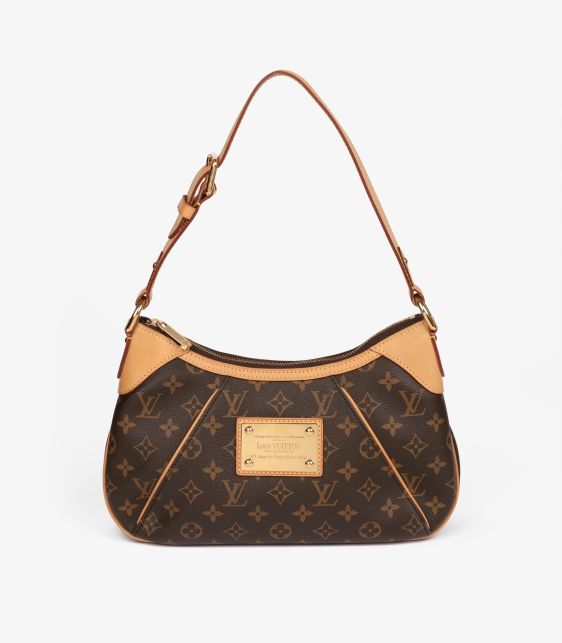 Brown Monogram Coated Canvas & Vachetta Leather Thames PM