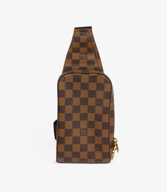 Damier Ebene Coated Canvas Vintage Geronimos