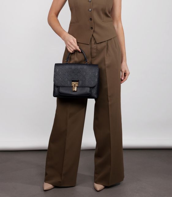 Marine & Rouge Monogram Empreinte Leather Marignan