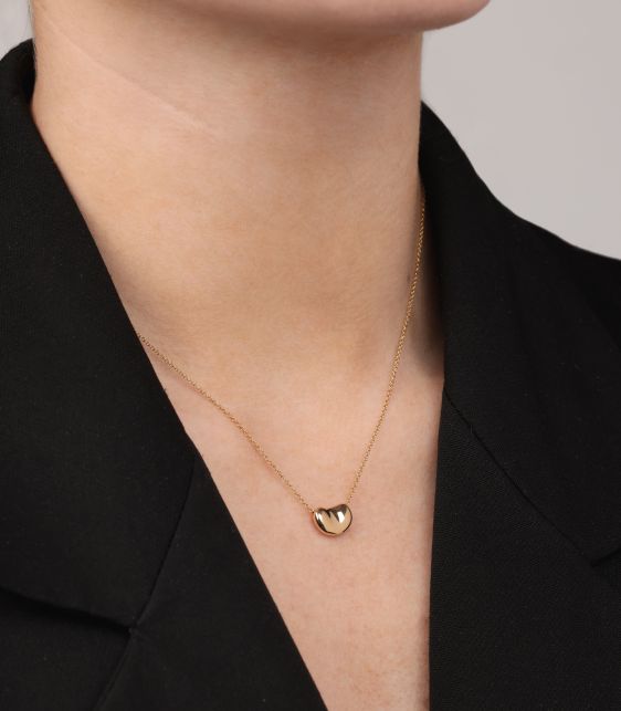 18ct Yellow Gold Elsa Peretti 11mm Bean Design Pendant