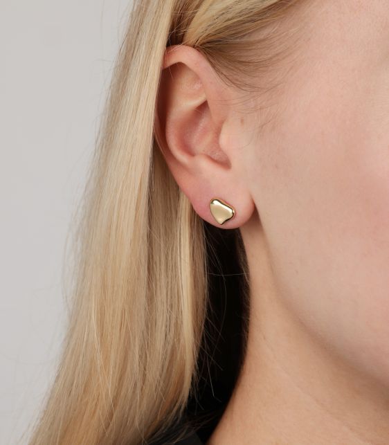 18ct Yellow Gold Elsa Peretti Full Heart Earrings