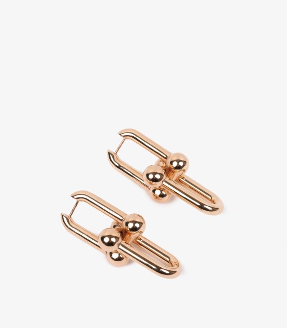 18ct Rose Gold Hardwear Extra Large Link Earrings