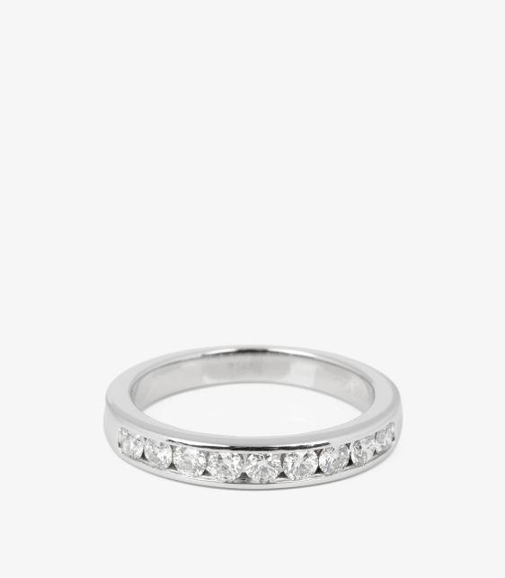 Brilliant Cut Diamond Tiffany Setting Wedding Band