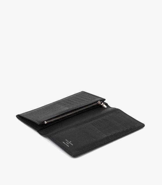 Black Taiga Leather Brazza Wallet