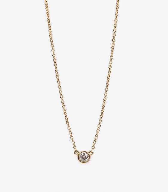18ct Yellow Gold Diamond by the Yard Pendant
