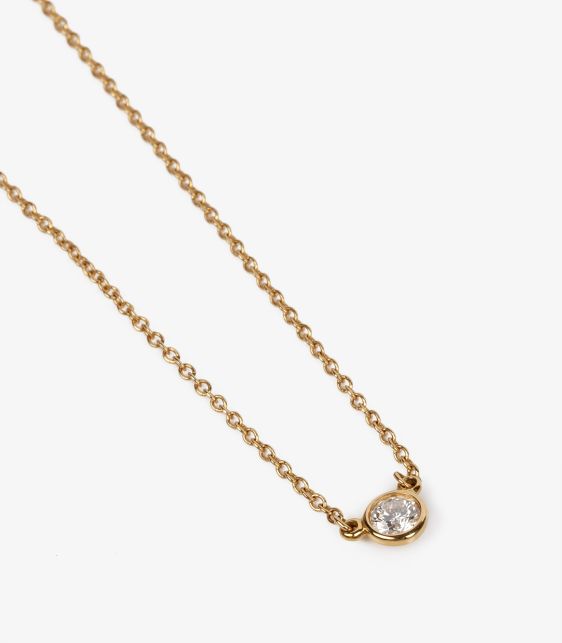 18ct Yellow Gold Diamond by the Yard Pendant
