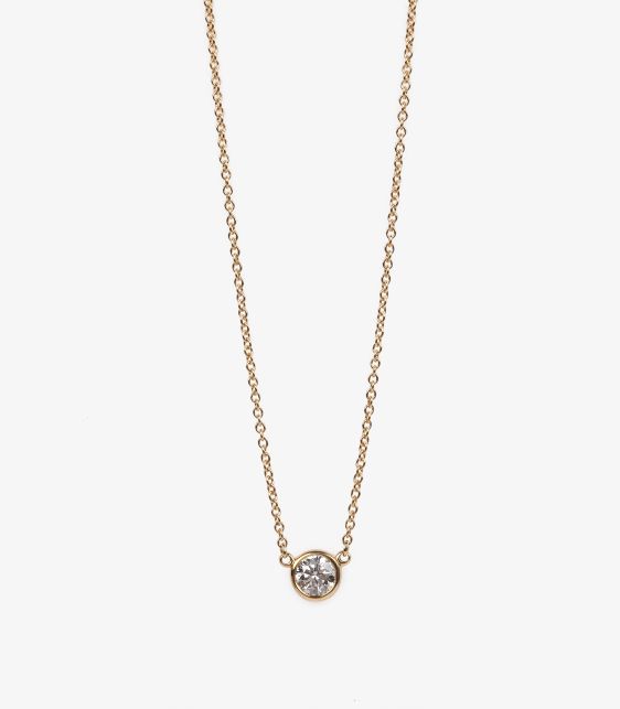 18ct Yellow Gold Diamond by the Yard Pendant