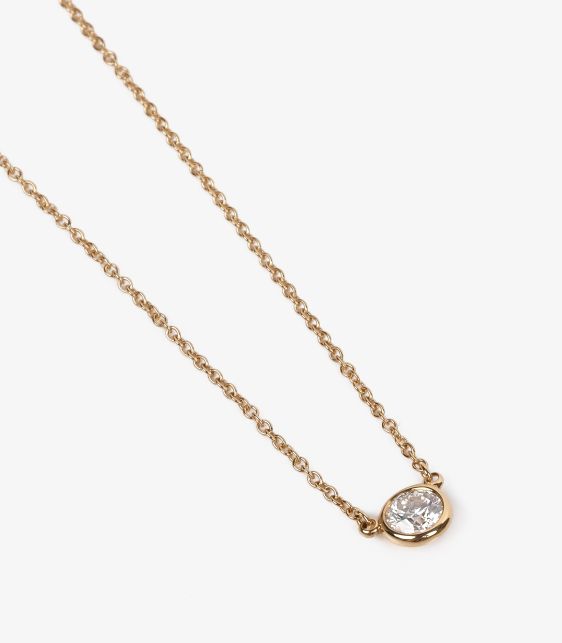 18ct Yellow Gold Diamond by the Yard Pendant