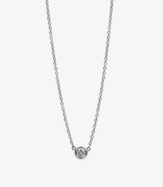 Platinum Diamond by the Yard Pendant
