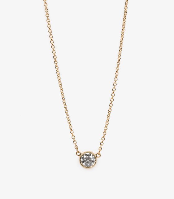 18ct Yellow Gold Diamond by the Yard Pendant