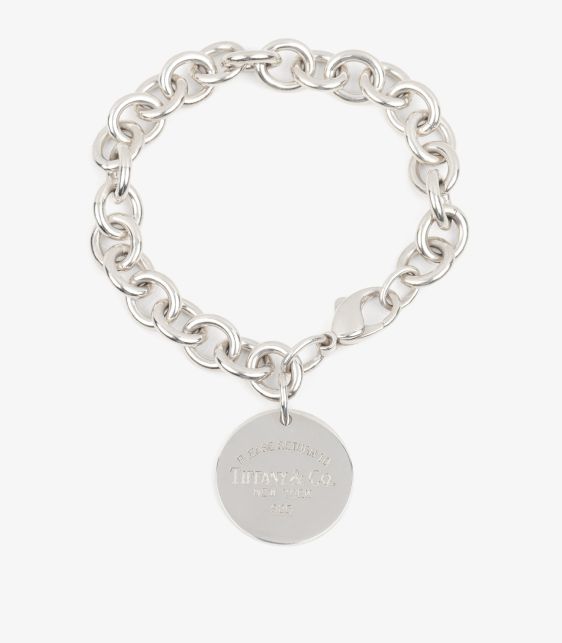 Sterling Silver Return to Tiffany Tag Charm Bracelet