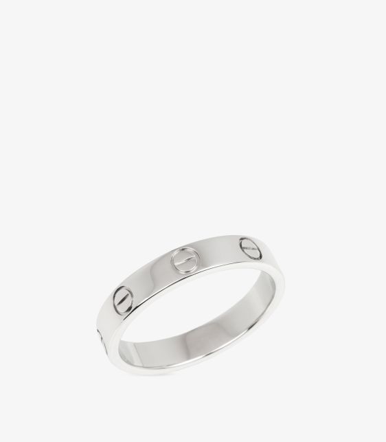 Platinum Love Wedding Band Ring