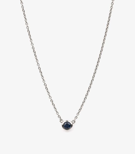 Sapphire Platinum Colour by the Yard Pendant