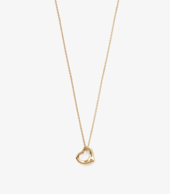 Tiffany & Co. Pre-Owned 11mm Open Heart Pendant J1660 at Xupes
