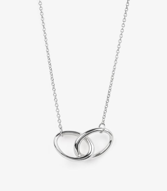 Tiffany & Co. Pre-Owned Silver Interlocking Double Loop J1670 at Xupes