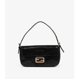 Fendi Black Snakeskin Baguette main image 0