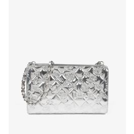 【個性輝くシルバーカラー★CHANEL 】チェーン付きポーチ Chanel Silver Patent Leather Lucky Charms Pochette | CB1391